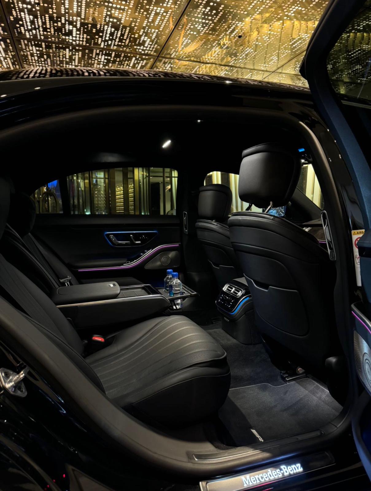 The interior of a Mercedes-Benz people mover