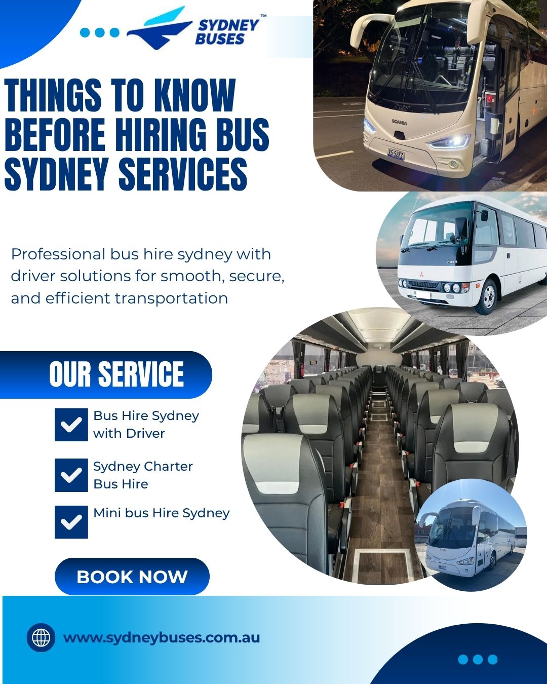 Things to Know Before Hiring Bus Sydney Services
