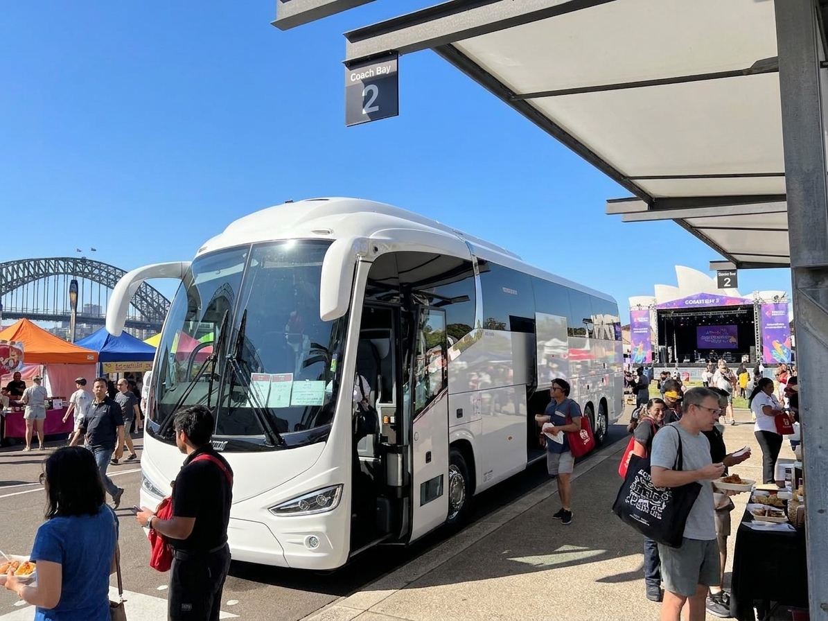 Community Festival Bus Hire Sydney 2026 Guide