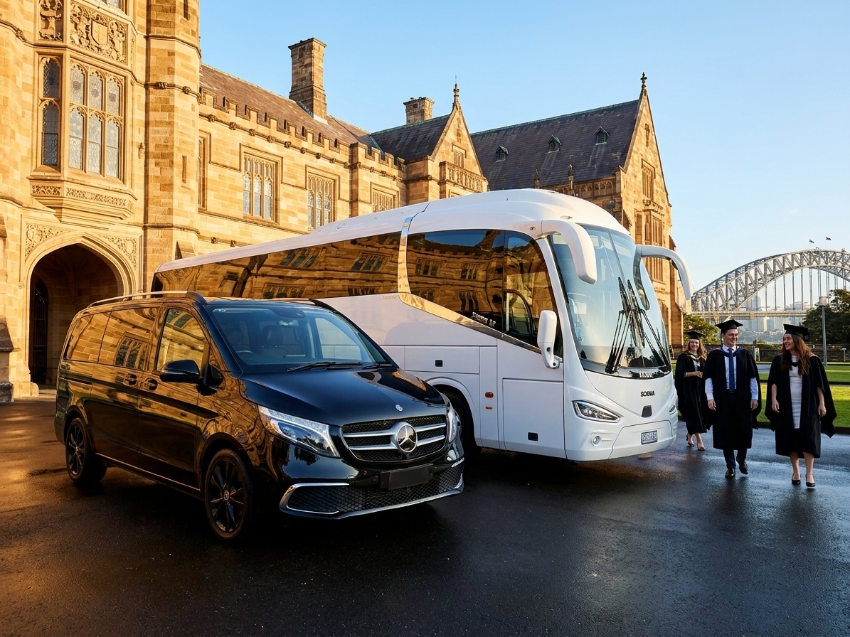 Graduation Bus Hire Sydney 2026 | Sydney Buses