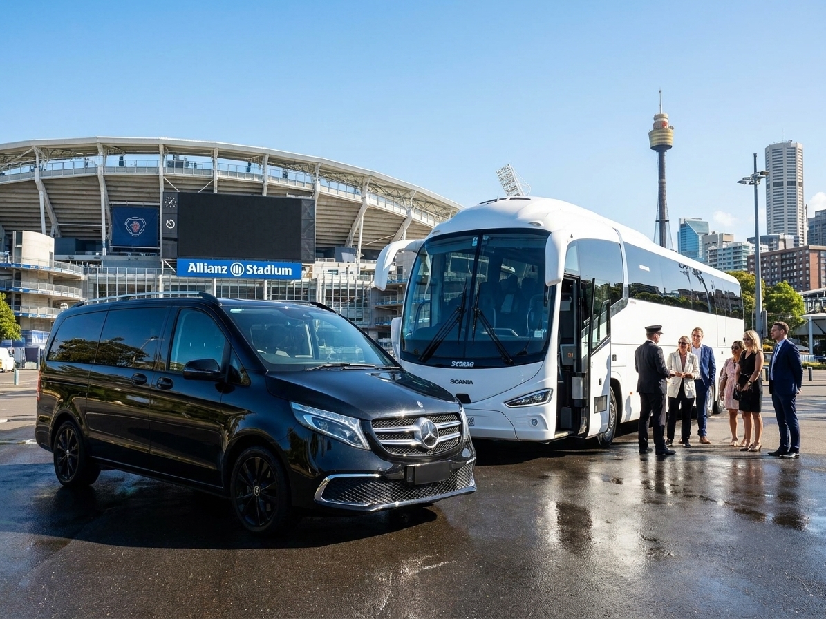 Stadium Event Bus Hire Sydney 2026 | Group Charter Guide