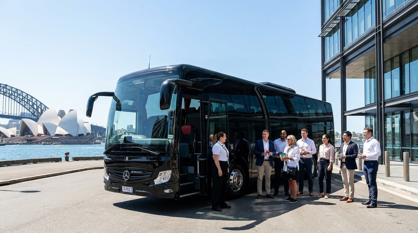 Team Building Bus Hire Sydney 2026 | Corporate Charter