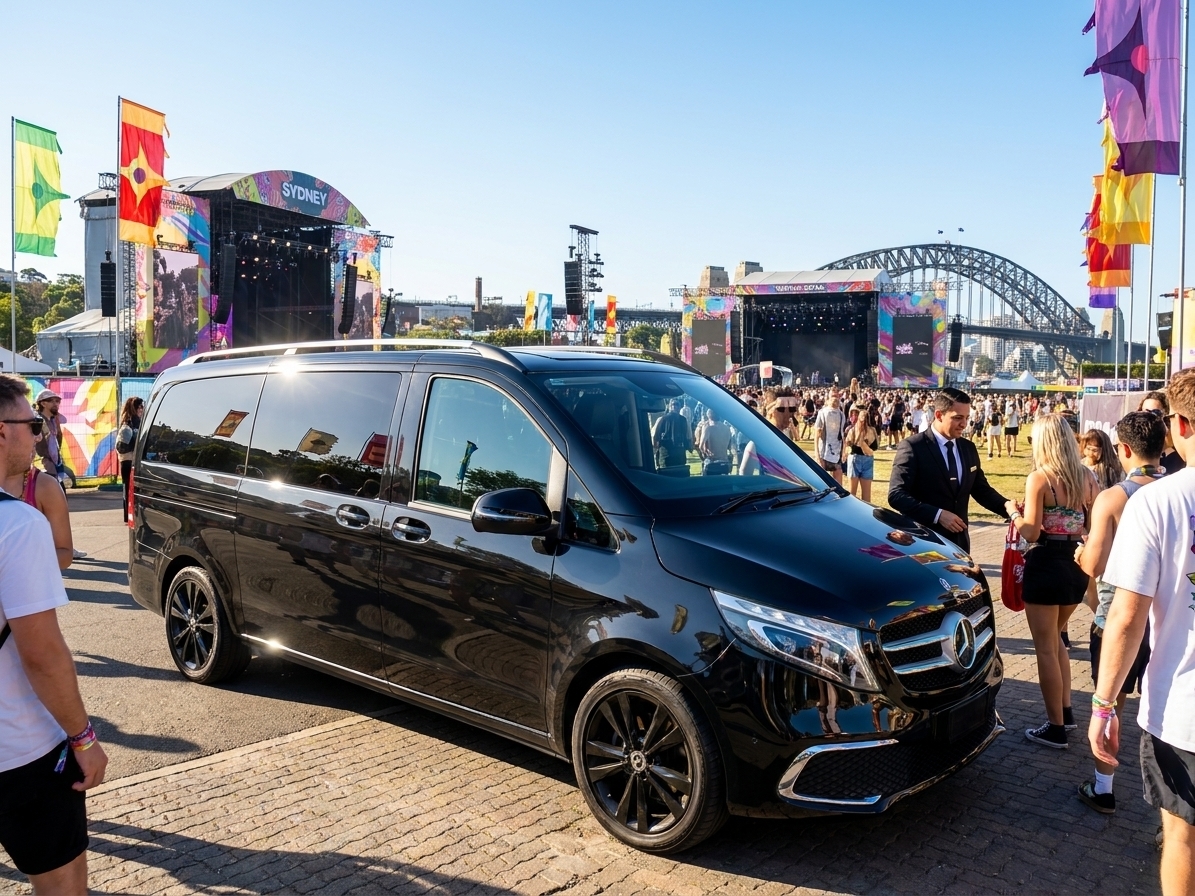 Mini Bus Hire for Music Festivals Sydney 2026