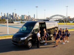 Mini bus hire for netball teams Sydney