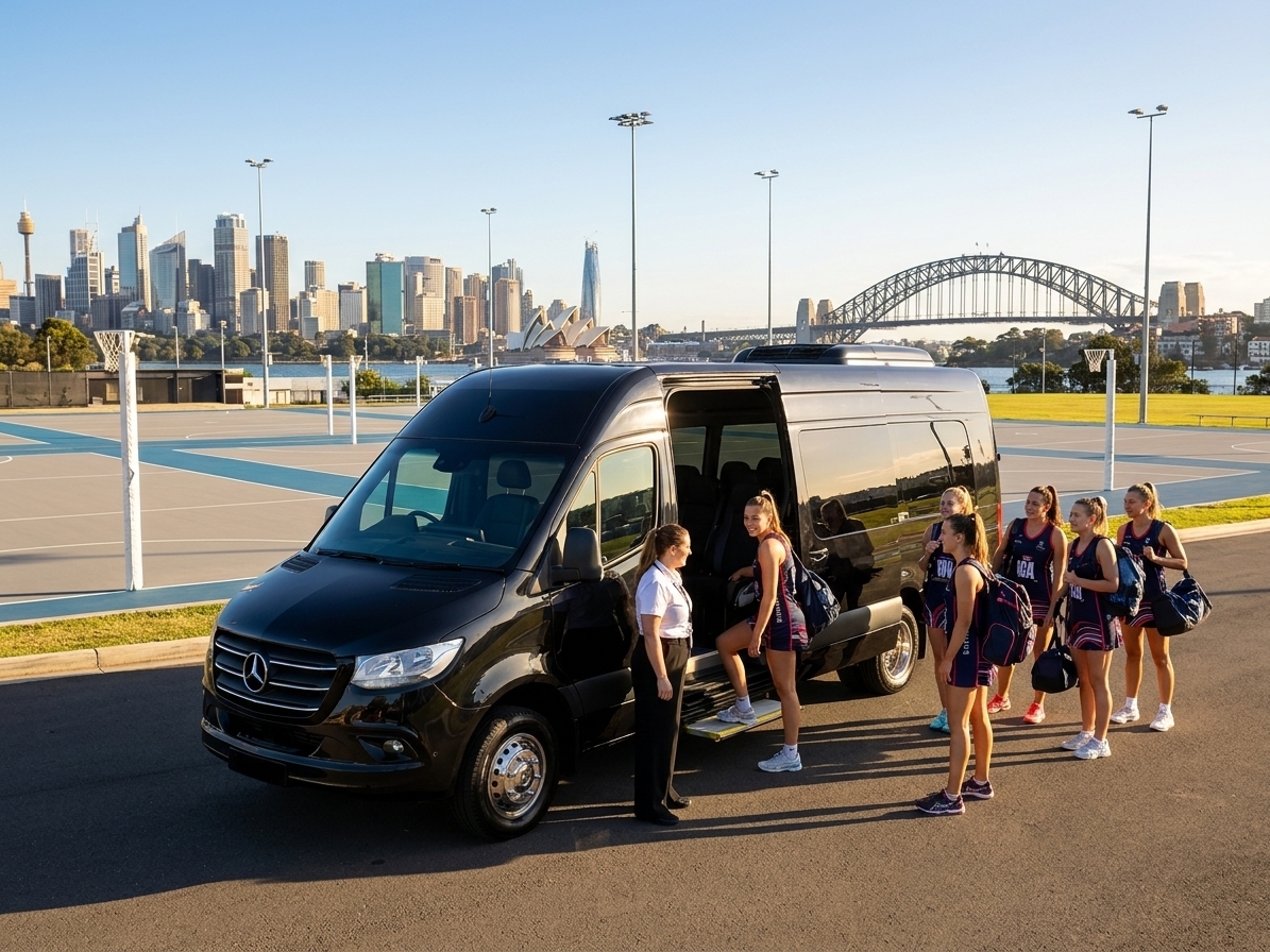 Netball Team Mini Bus Hire Sydney 2026 | Guide