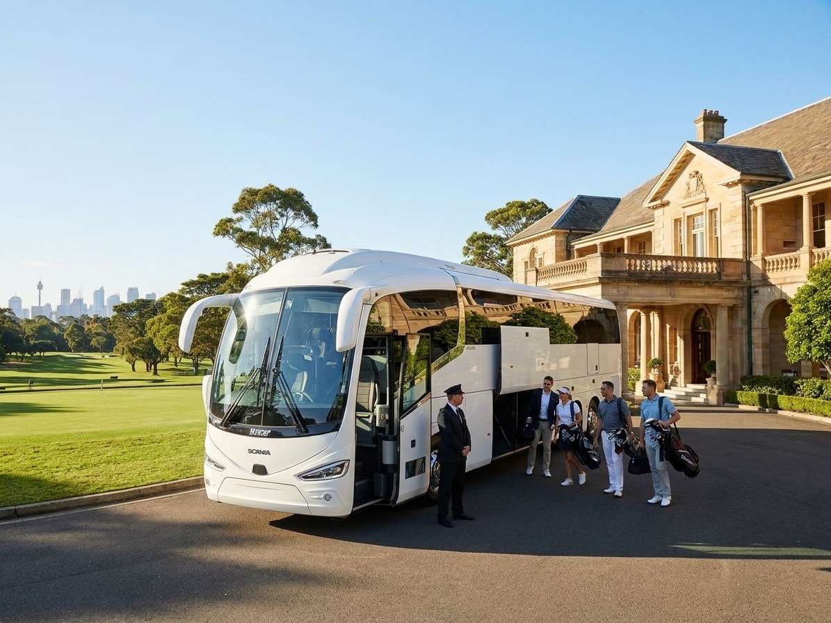 Corporate Golf Day Bus Hire Sydney 2026 | Buyer Guide
