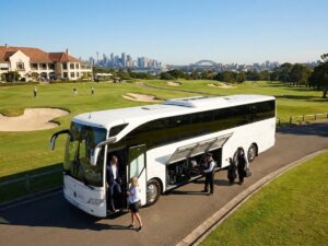 Bus hire for golf tournaments Sydney