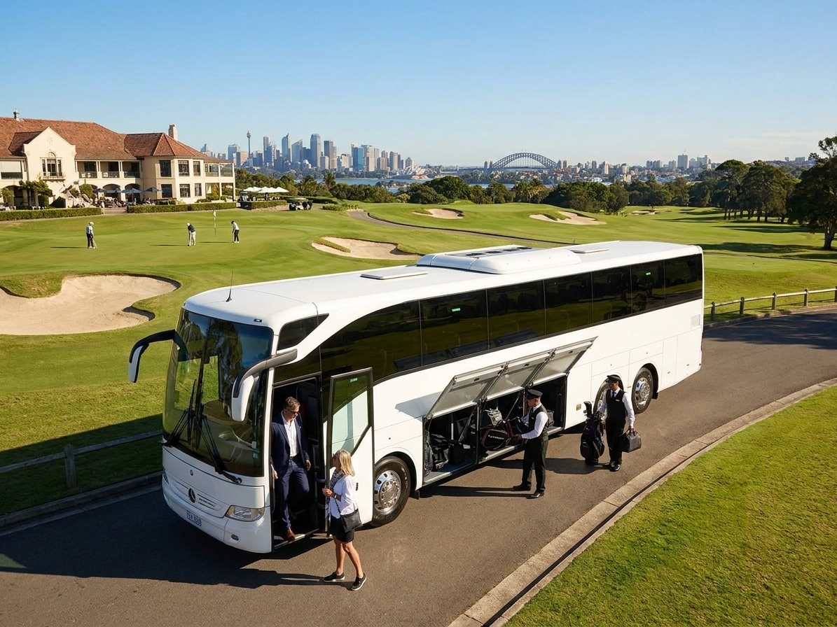 Golf Tournament Bus Hire Sydney 2026 | Full Guide