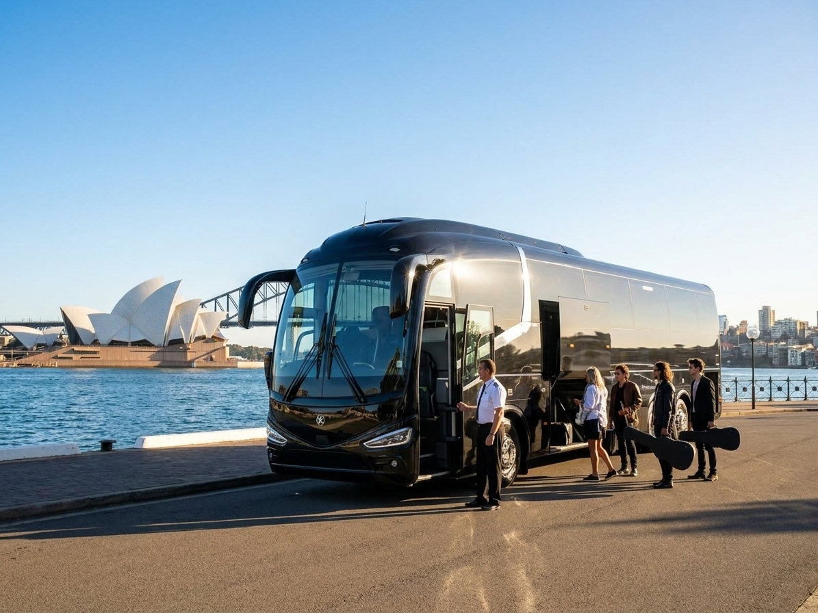 Music Tour Bus Hire Sydney 2026 | Charter Guide