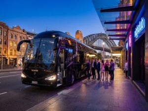Bus hire for nightclub events Sydney