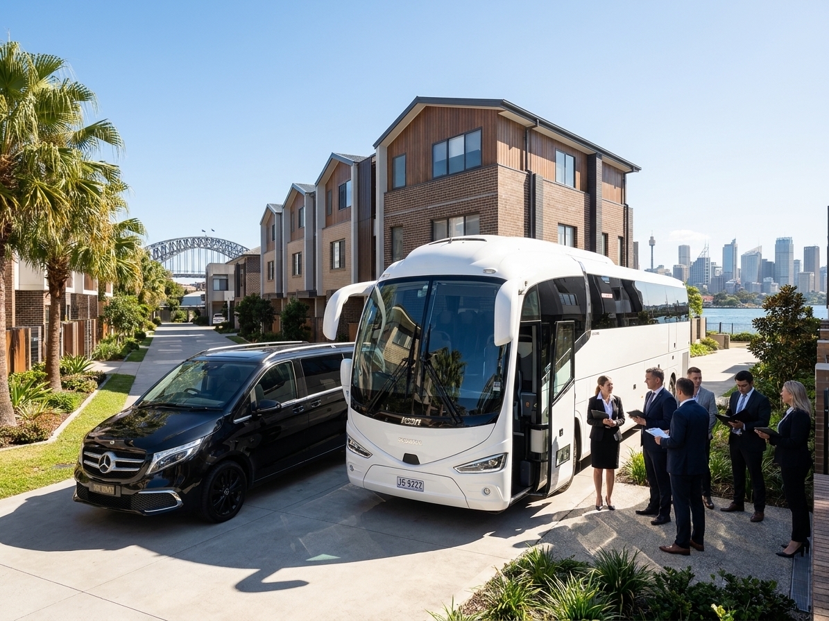 Real Estate Inspection Bus Hire Sydney 2026