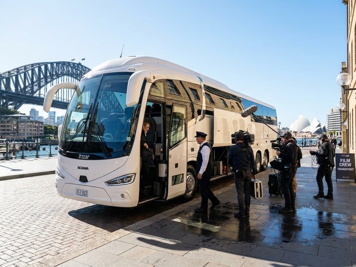 Film Crew Coach Hire Sydney 2026 | Buyer’s Guide