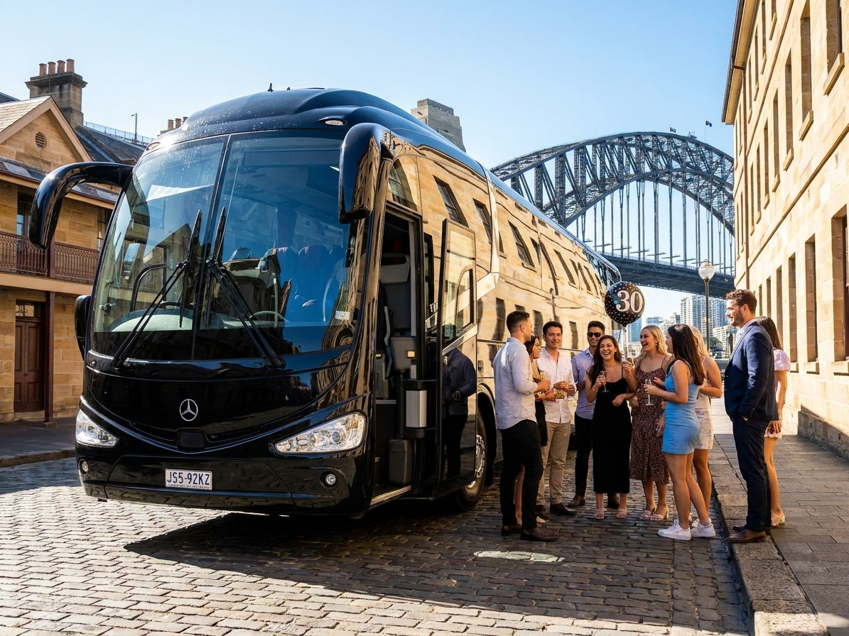 Party Bus Hire for 30th Birthdays Sydney 2026