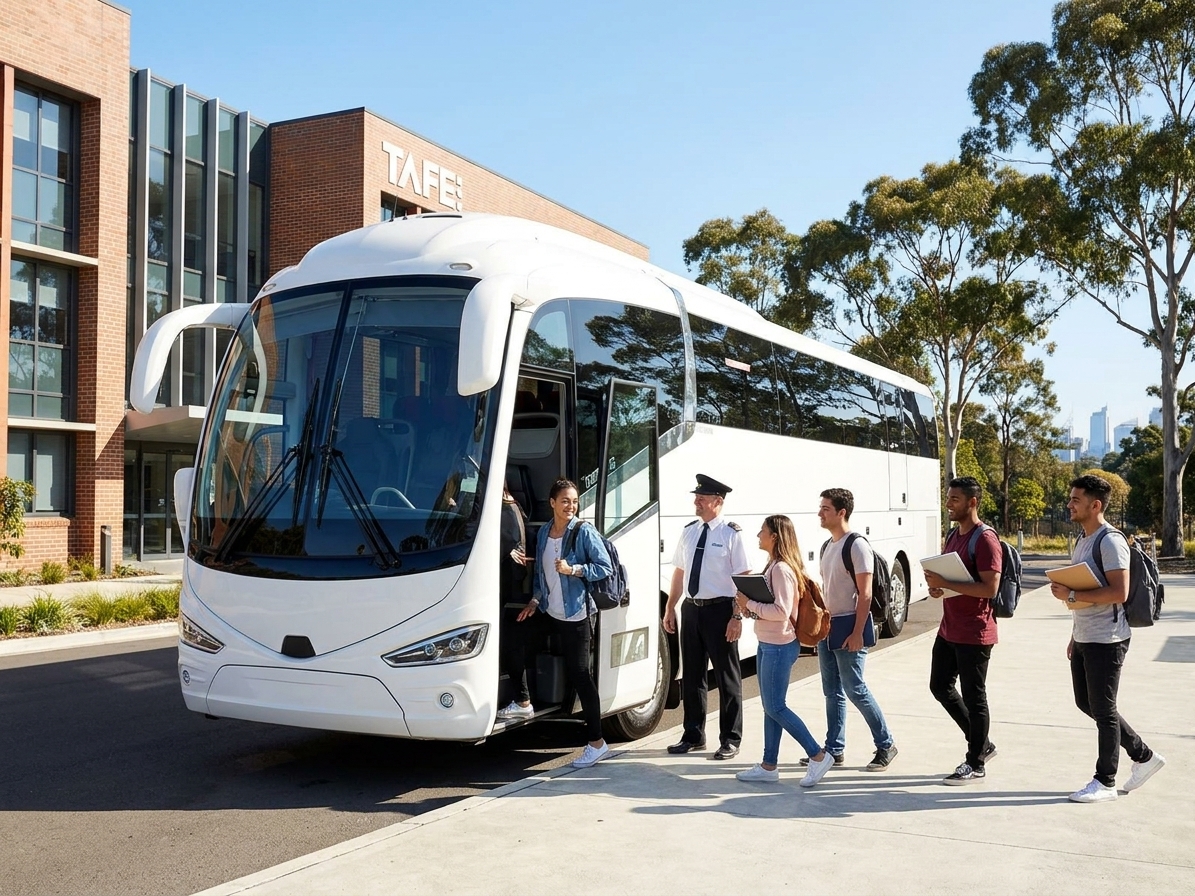 Bus Hire for TAFE & College Groups Sydney 2026