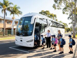 Charter bus for school holiday programs Sydney